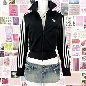 adidas originals parley black track jacket size xs